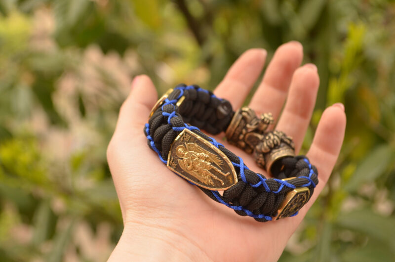 Bracelet Survival Paracord Jewelry "Archangel Lion". UNITED24 Brave Ukraine - Image 4