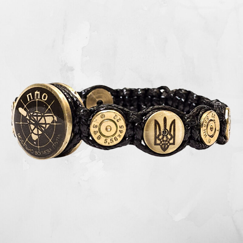 Bullet Casings Brutal Bracelet. Ammo jewelry Air Defense Ukraine Gift For Men - Image 3