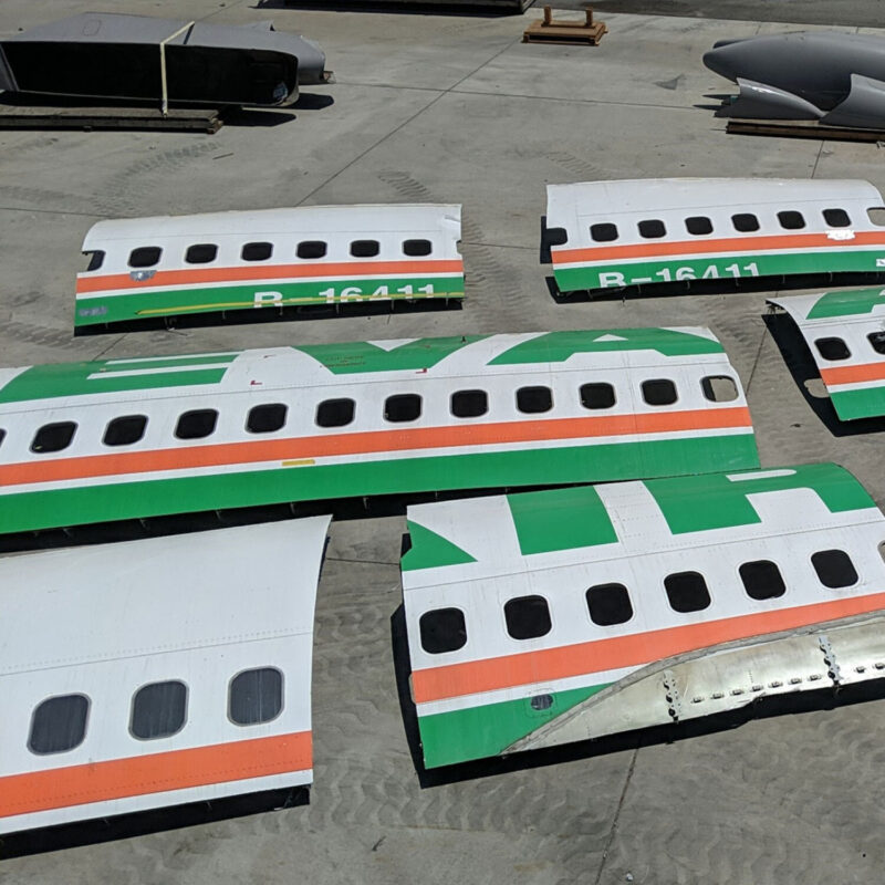 Fuselage Aircraft Original Skin Tag Keychain Tag Boeing 747 Eva Air - Image 7
