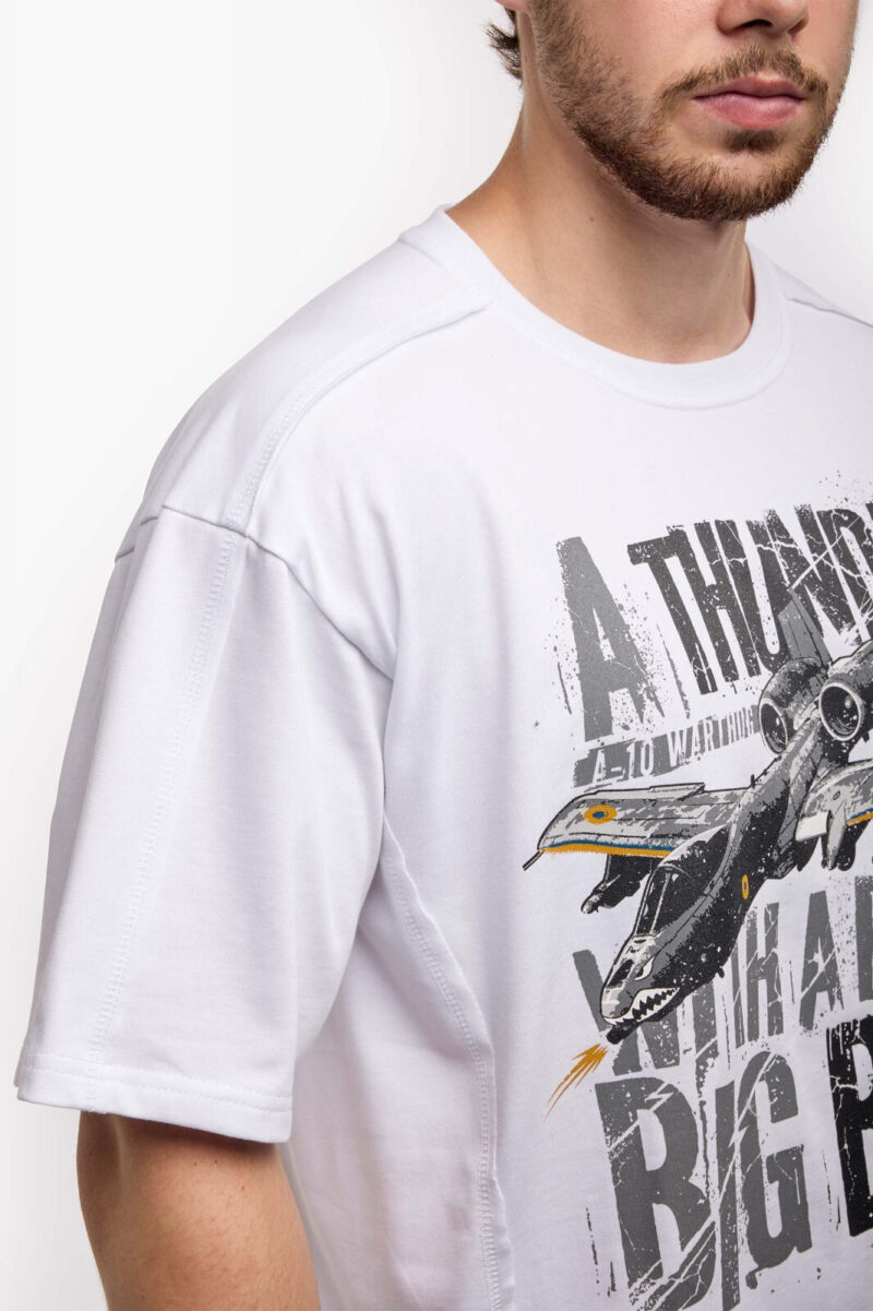 Man's T-shirt A-10 THUNDERBOLT War in Ukraine Patriotic - Image 3
