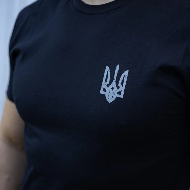 Man's T-shirt Kozak Cossack Biker Brutal. War in Ukraine Patriotic - Image 4