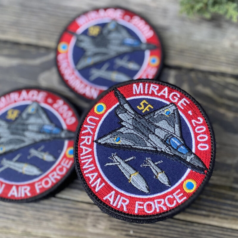 Patch Mirage 2000 F5 Ukrainian Air Force Aviation Aircraft Ukrainian. - Image 3