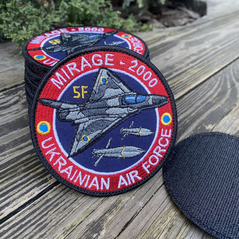 Patch Mirage 2000 F5 Ukrainian Air Force Aviation Aircraft Ukrainian. - Image 4