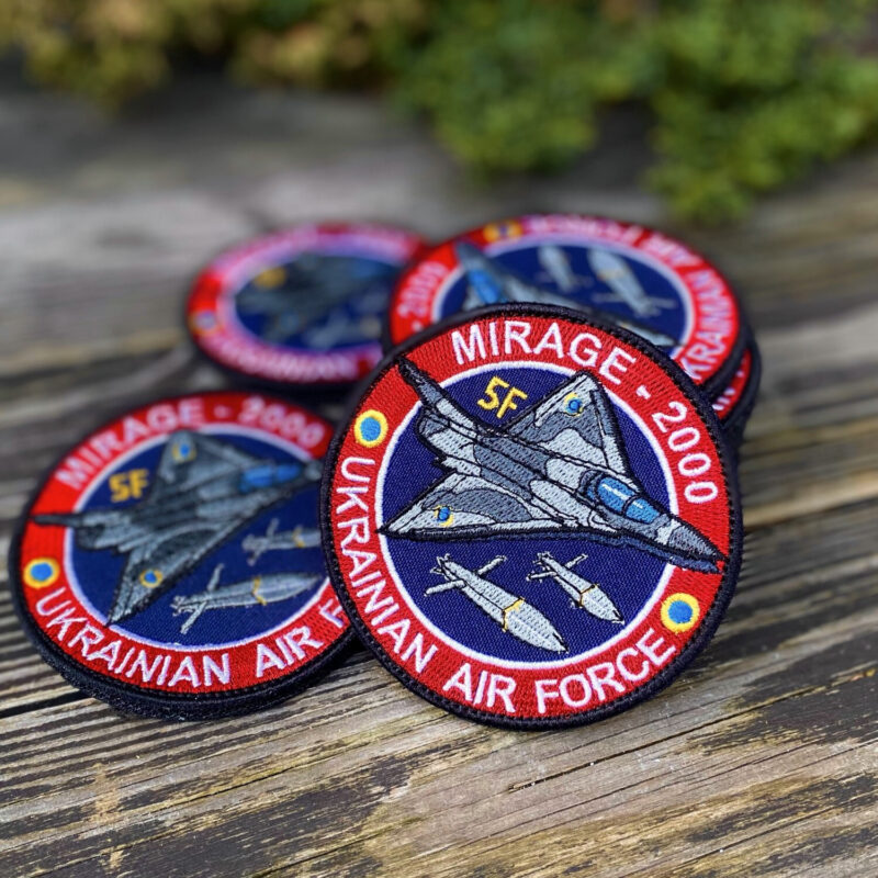 Patch Mirage 2000 F5 Ukrainian Air Force Aviation Aircraft Ukrainian.