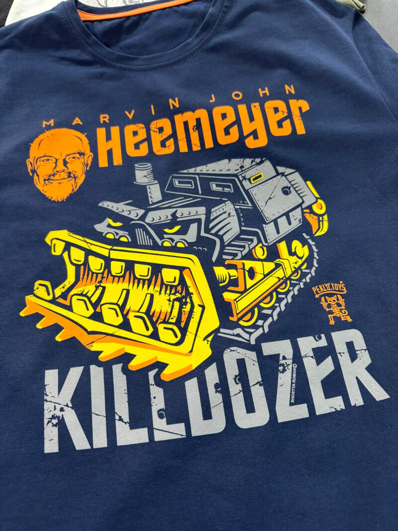 Man's T-shirt KILLDOZER Army of One Marvin John Heemeyer Peklo HELL - Image 3