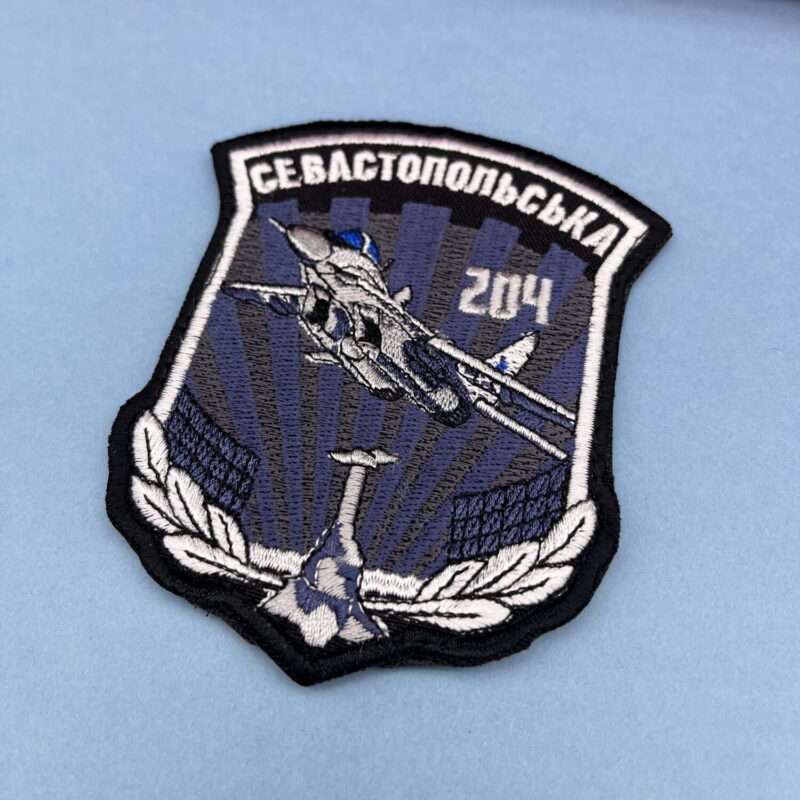 Mig-29 Shield Sevastopol 204 Aviation Patch Aircraft Patch Ukrainian Air Force. - Image 2