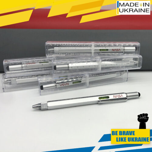 NASA Metal Pen-Stylus Multifunctional. Pilot Gift for fan, for Him. Space Pen.