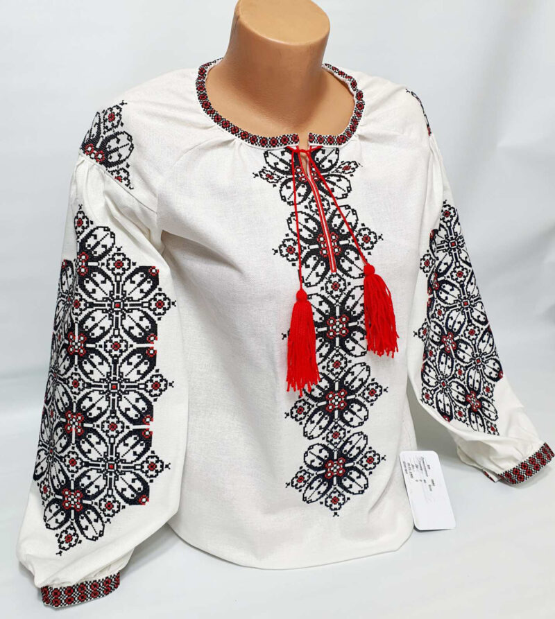Women's Linen blouse Individual Tailoring Shirt Vyshyvanka Embroidery Traditiona