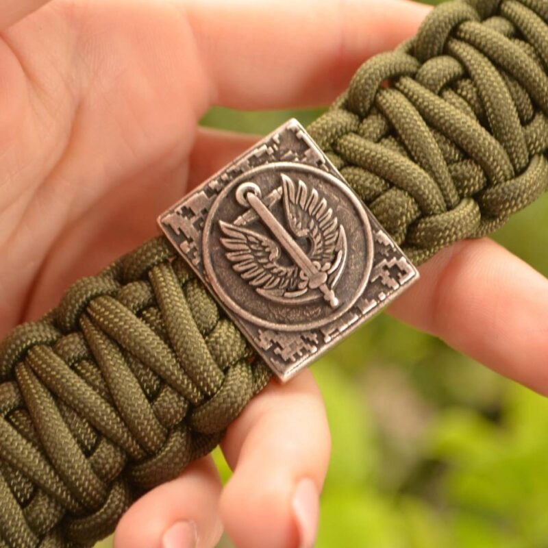 Bracelet Survival Paracord Jewelry "Naval forces ZSU Marines".Ukraine - Image 10