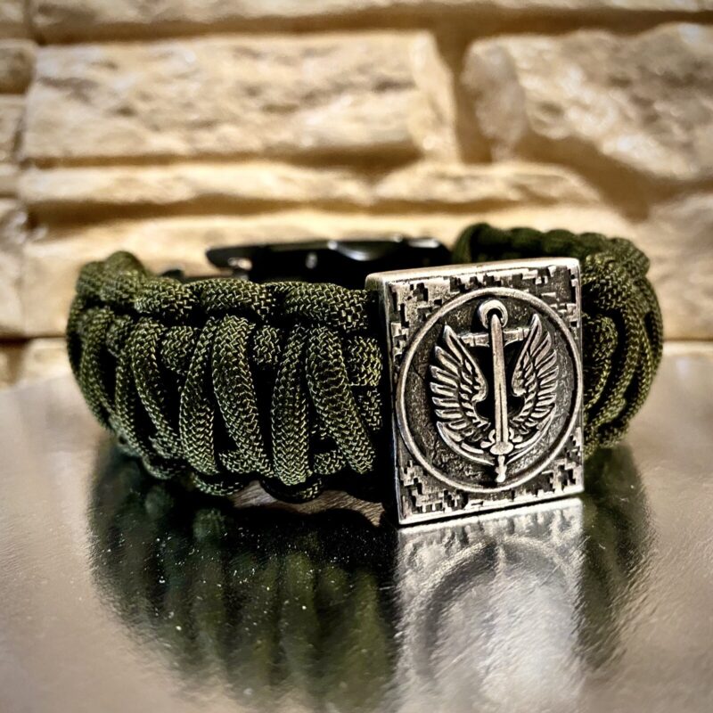 Bracelet Survival Paracord Jewelry "Naval forces ZSU Marines".Ukraine - Image 3