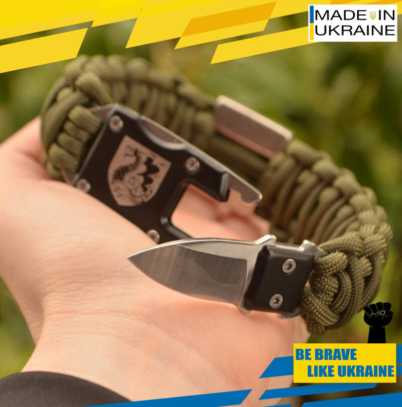 Bracelet Survival Paracord Jewelry "Naval forces ZSU Marines".Ukraine - Image 7
