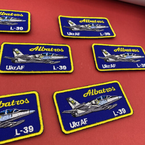 L-39 Albatros Aviation Patch Aircraft Patch Ukrainian Air Force.