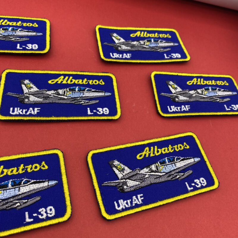L-39 Albatros Aviation Patch Aircraft Patch Ukrainian Air Force.