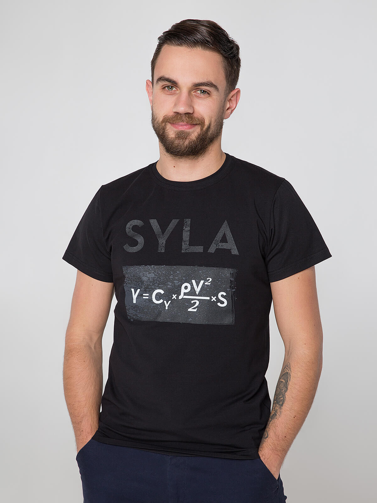 Man's T-shirt SYLA Power War in Ukraine Patriotic