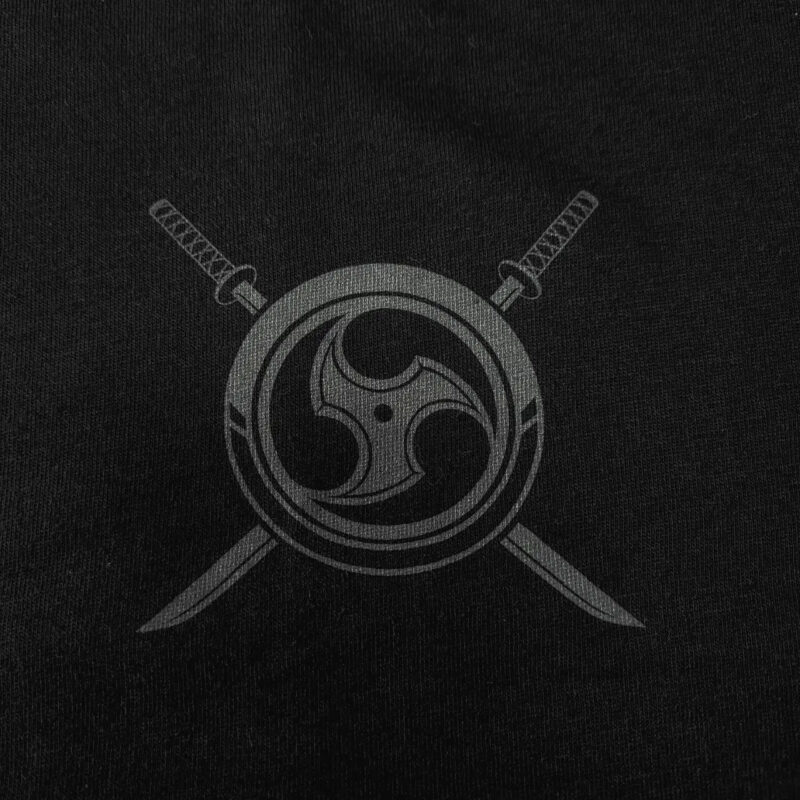 Man's T-shirt Samurai Biker Brutal. War in Ukraine Patriotic - Image 2