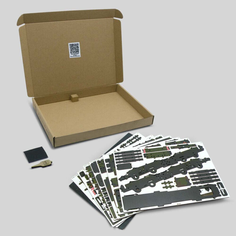 Patriot air defense system Wooden Puzzle With Ukrainian Army Eblems 1/35 - Image 15
