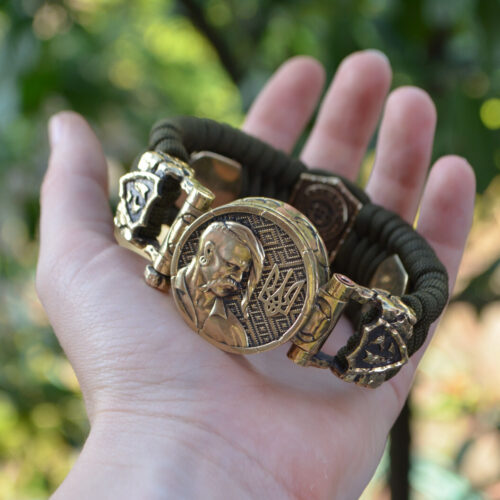 Bracelet Paracord Brutal Survival Jewelry "Cossack guard"