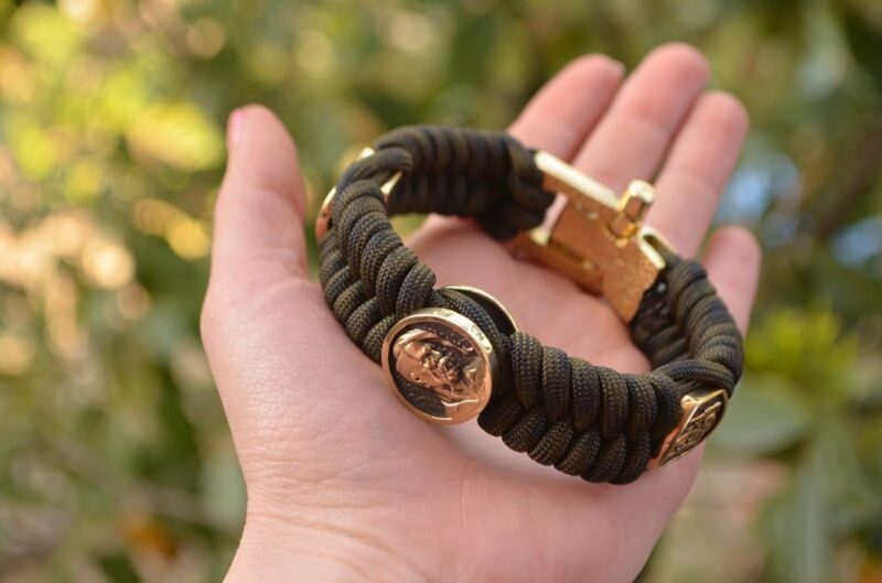 Bracelet Survival Paracord Jewelry "COSSACK RACE". UNITED24 Brave Ukraine - Image 5