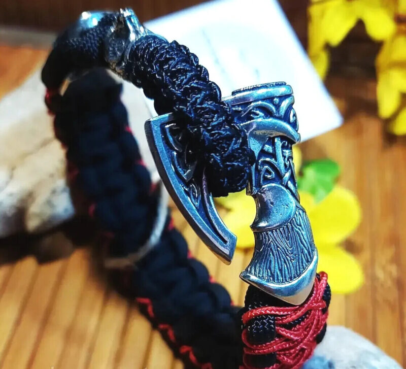 Bracelet Survival Paracord Jewelry Celtic "BJORN Viking". UNITED24 Ukraine - Image 4