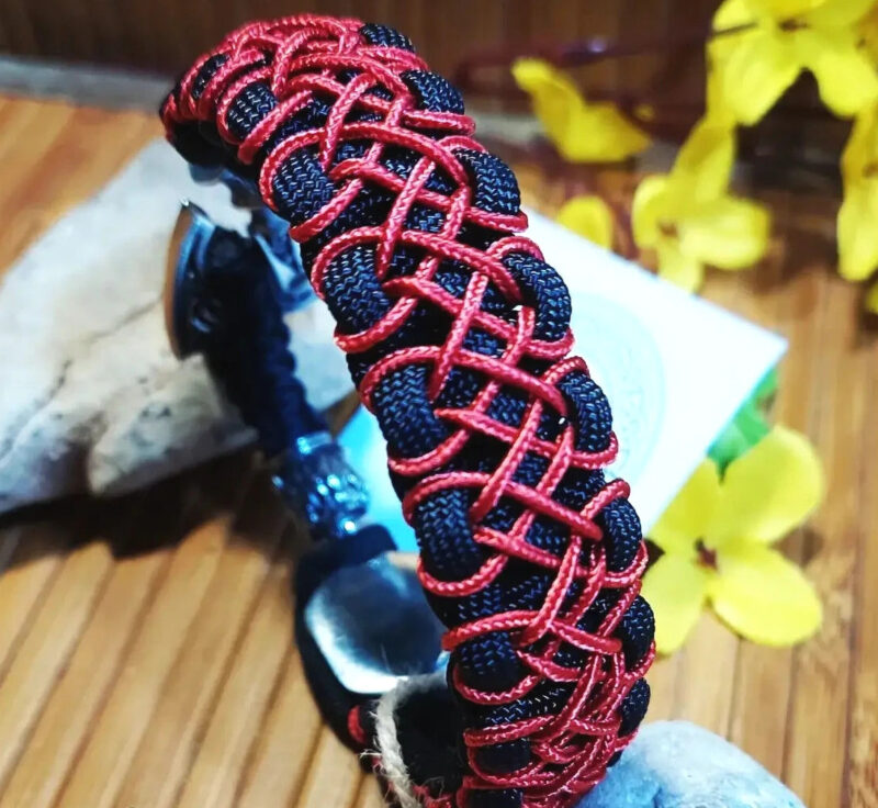 Bracelet Survival Paracord Jewelry Celtic "BJORN Viking". UNITED24 Ukraine - Image 5