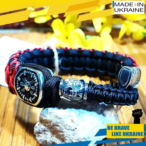 Bracelet Survival Paracord Jewelry Celtic "BJORN Viking". UNITED24 Ukraine