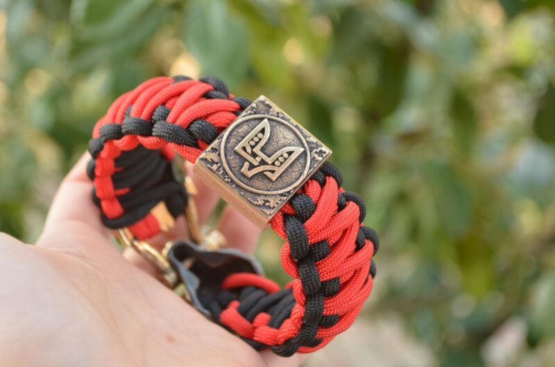 Bracelet Survival Paracord Jewelry Wolf SOF UA. Special Operations Force Ukraine - Image 3