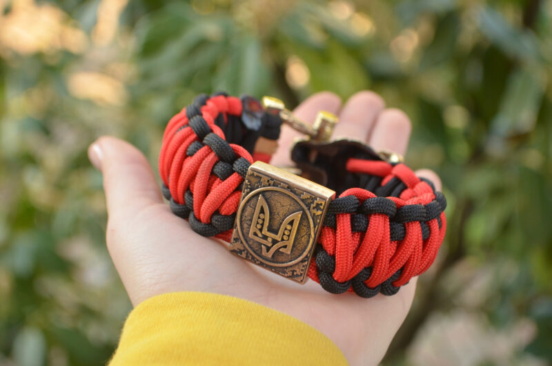 Bracelet Survival Paracord Jewelry Wolf SOF UA. Special Operations Force Ukraine - Image 4