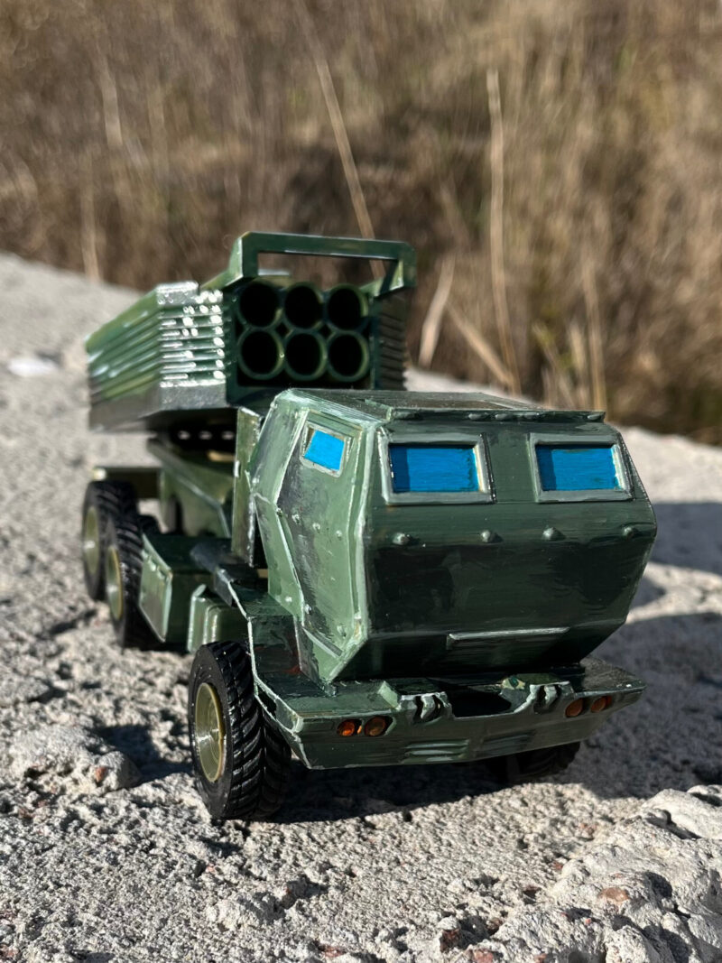 HIMARS M142 MLRS – Assembled & Painted Model of Ukrainian Army. 1:50 - Image 3