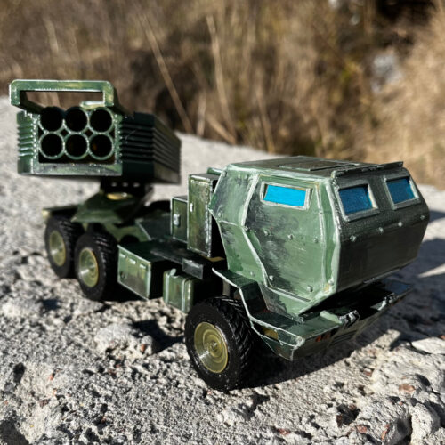 HIMARS M142 MLRS – Assembled & Painted Model of Ukrainian Army. 1:50