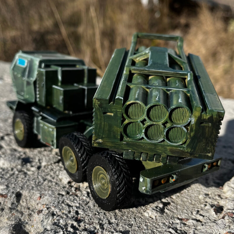 HIMARS M142 MLRS – Assembled & Painted Model of Ukrainian Army. 1:50 - Image 6