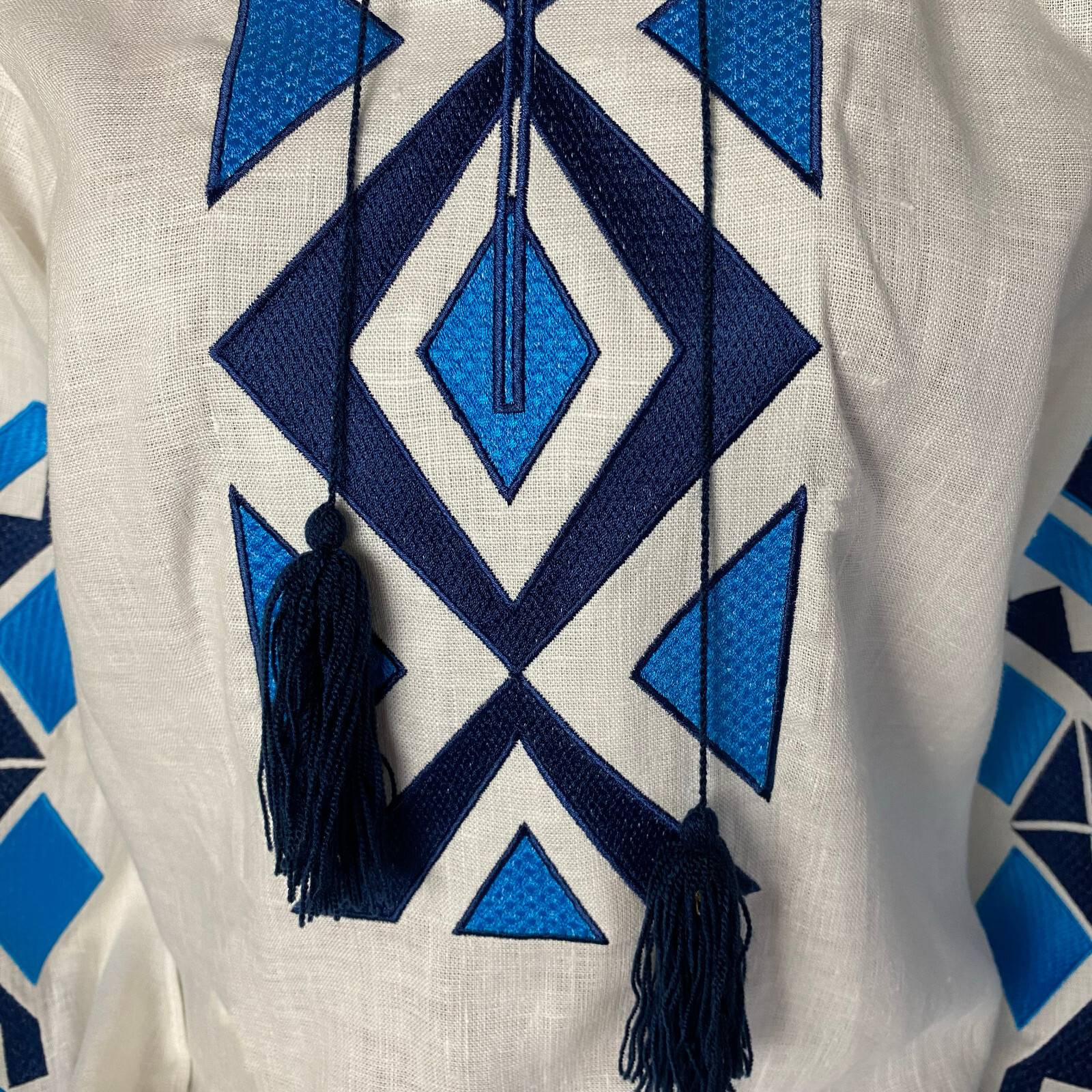 Women's Linen blouse Individual Tailoring Shirt Vyshyvanka Embroidery Traditiona - Image 3