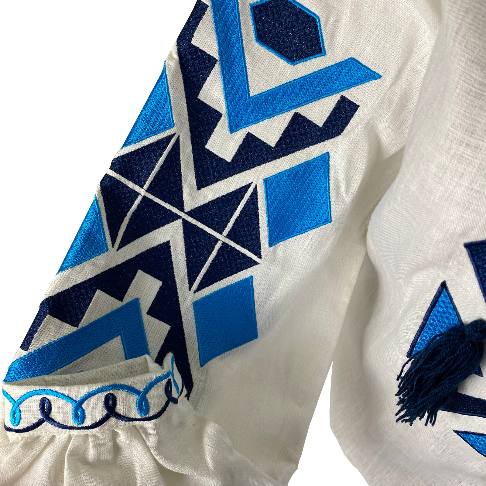 Women's Linen blouse Individual Tailoring Shirt Vyshyvanka Embroidery Traditiona - Image 4