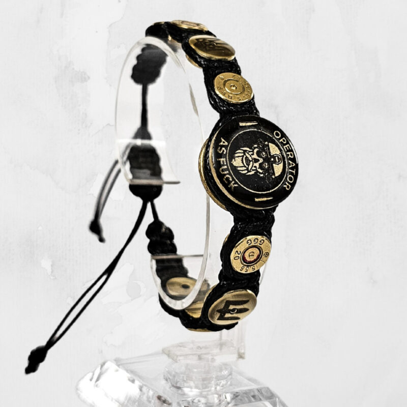 Bullet Casings Brutal Bracelet. Ammo jewelry Drone Operator Ukraine Gift For Men - Image 2