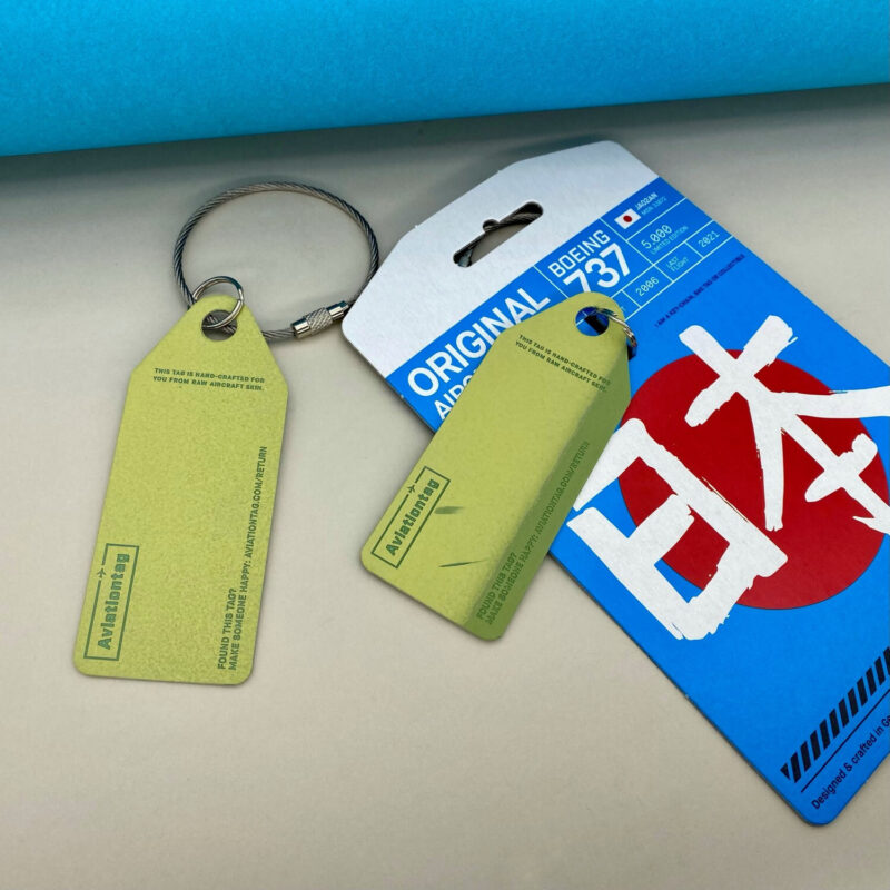 Fuselage Aircraft Original Skin Tag Keychain Tag Boeing 737 ANA - Image 3