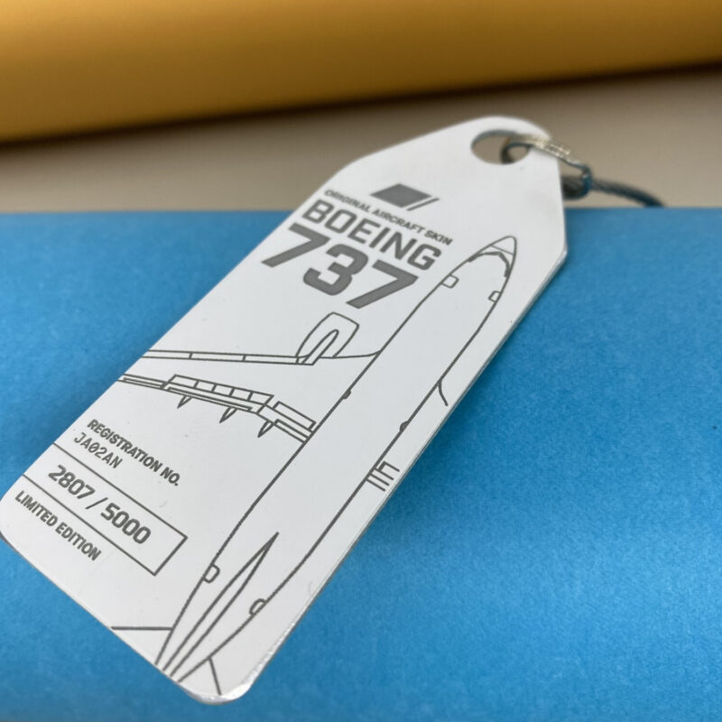 Fuselage Aircraft Original Skin Tag Keychain Tag Boeing 737 ANA - Image 5