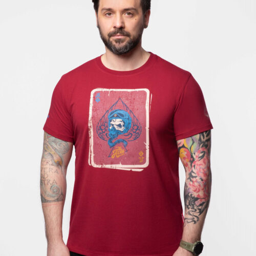 Man's T-shirt  AC CENTER War in Ukraine Patriotic