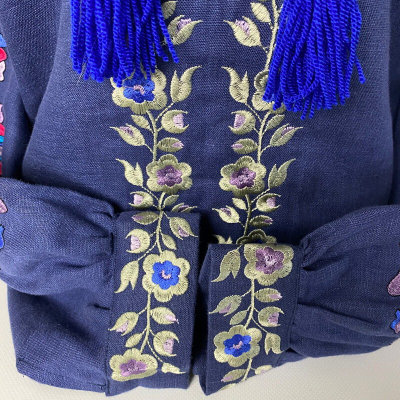 Women's Linen blouse Individual Tailoring Shirt Vyshyvanka Embroidery Traditiona - Image 3