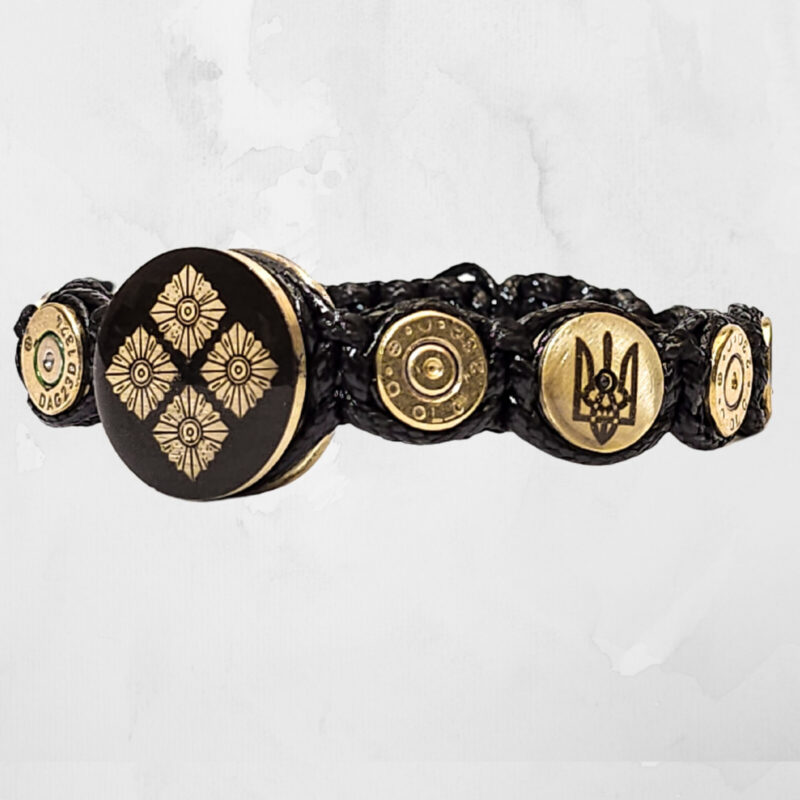Bullet Casings Brutal Bracelet. Ammo jewelry Captain Leader Ukraine Gift For Men - Image 2