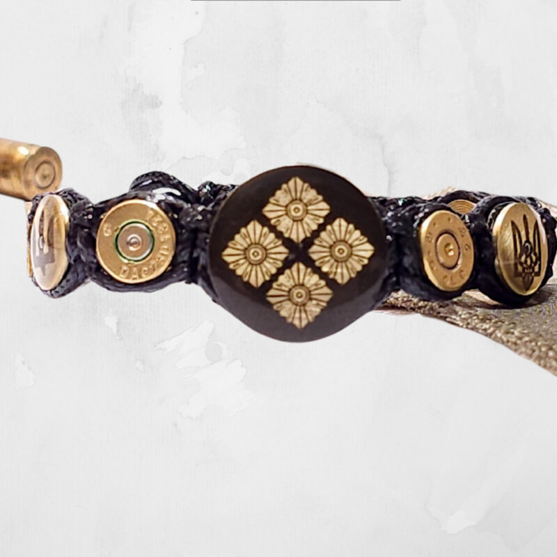 Bullet Casings Brutal Bracelet. Ammo jewelry Captain Leader Ukraine Gift For Men - Image 3