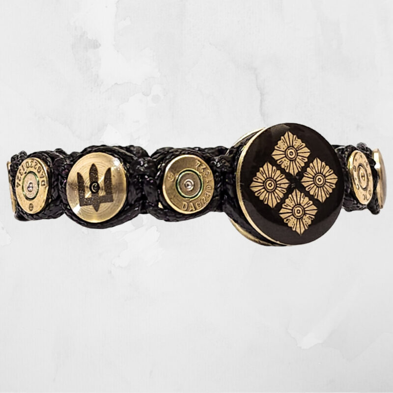 Bullet Casings Brutal Bracelet. Ammo jewelry Captain Leader Ukraine Gift For Men - Image 4