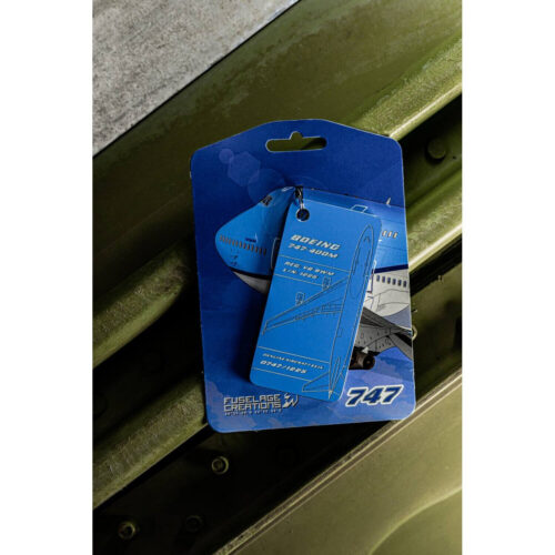 Fuselage Aircraft Original Skin Tag Keychain Aviationtag B747-400