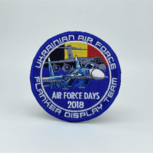 SU-27 AIR FORCE DAYS 2018 Aviation Patch Aircraft Patch Ukrainian Air Force.